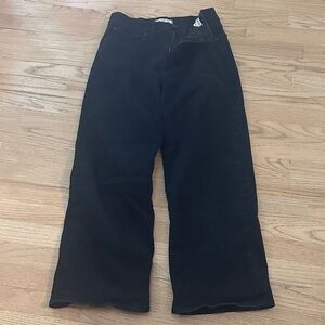 Madewell Black Flare & Wide Leg Jeans